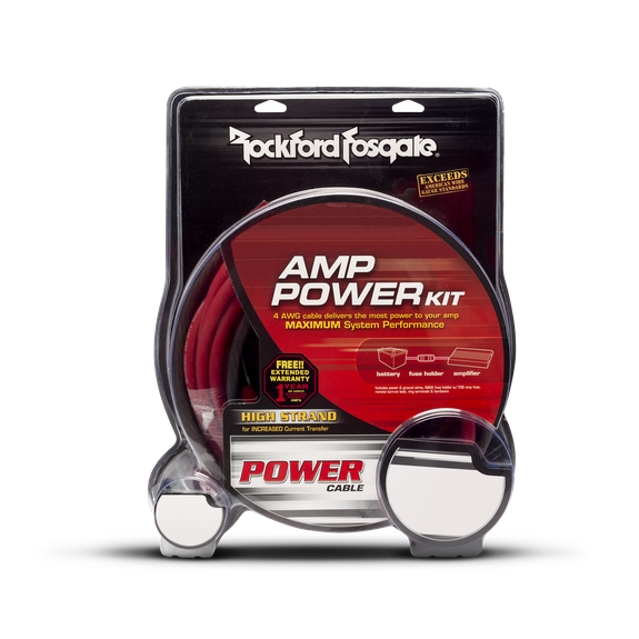 Rockford Fosgate 4 AWG Power Installation Kit RFK4