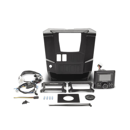 Purchase Rockford Fosgate Polaris RNGR-STAGE1 Digital Media Receiver Dash Installation Kit from Eastern Performance Cycles. Great prices and free shipping!