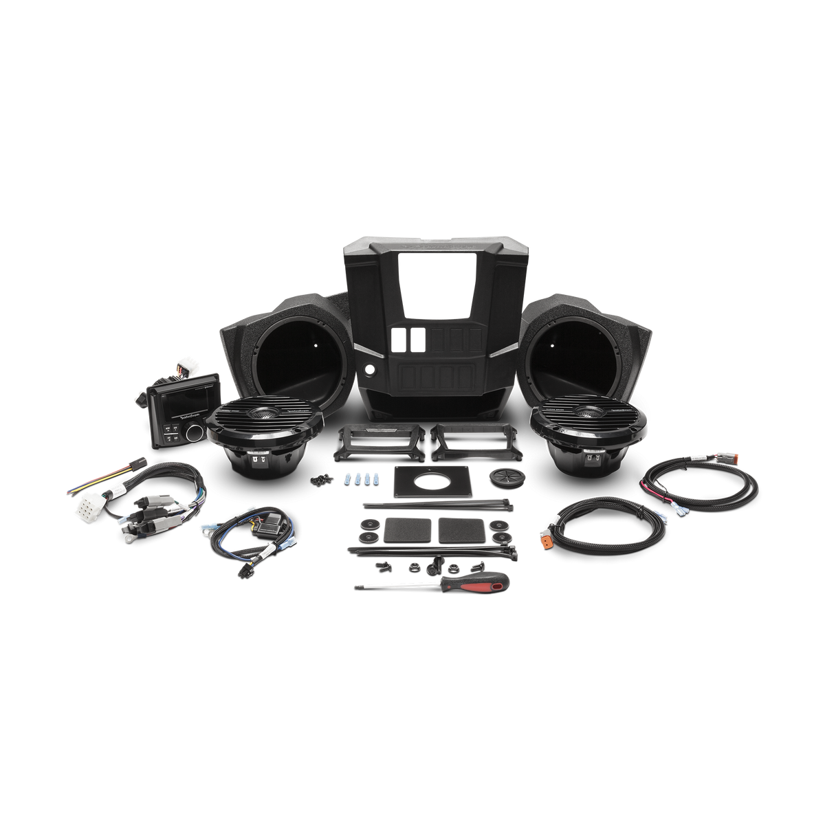 Purchase Rockford Fosgate RNGR-STAGE2 Speaker System Kit 15-19 Polaris Ranger from Eastern Performance Cycles. Great prices and free shipping!
