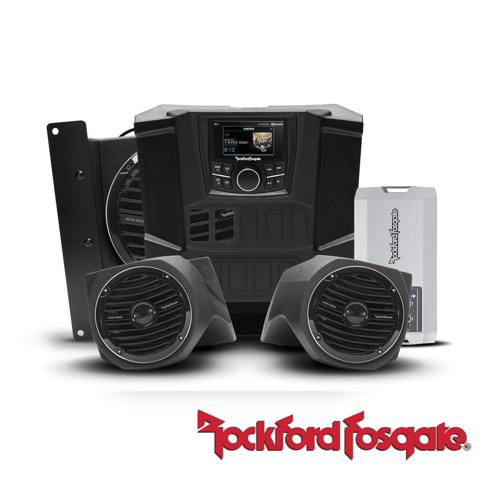 Rockford Fosgate RNGR-STAGE3 Speaker Audio System Kit 15-19 Polaris Ranger