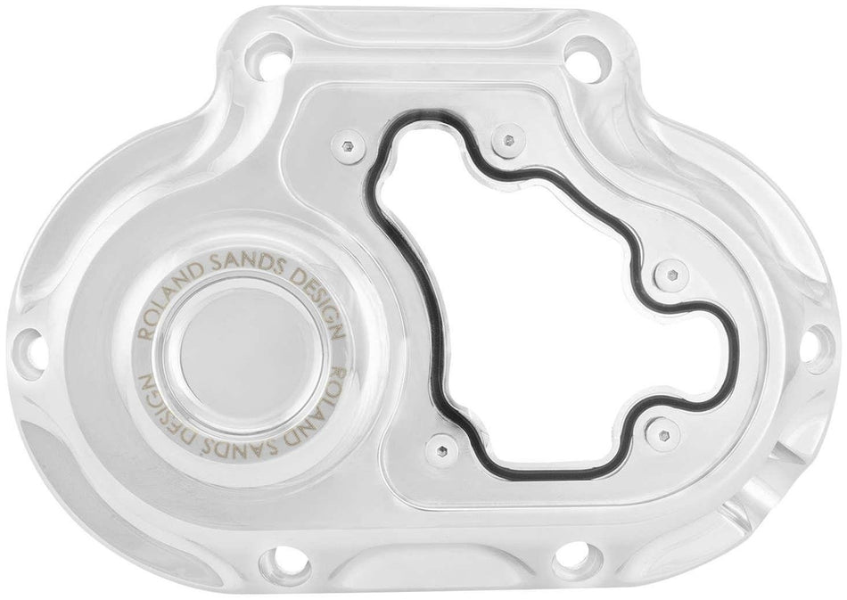 Roland Sands Design Chrome Clarity 6 Speed Cable Clutch Cover Softail '18+