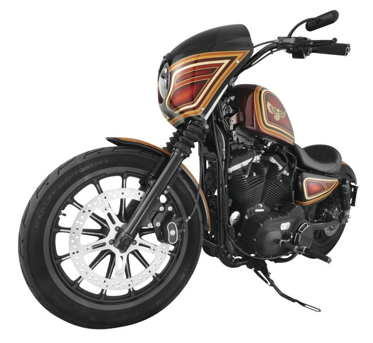 Arlen Ness 02-965 Silver Left Side Big Brake Floating Front Rotor 00-05 Harley Softail FXD