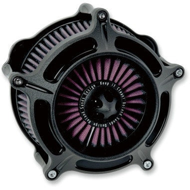 Roland Sands RSD Black Ops Turbine Air Cleaner 01-17 Harley Softail Dyna Touring | 0206-2037-SMB