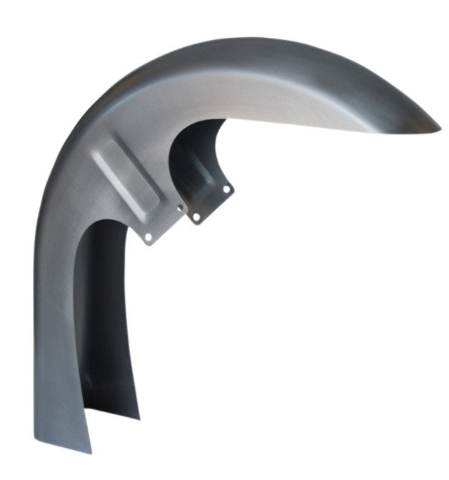 Russ Wernimont RWD Steel Flat Back 6" Front 26" 42° Rake Fender Harley FL 94-13