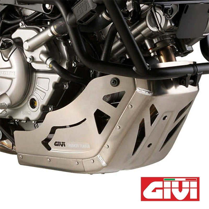 Purchase Givi RP3101 Aluminum Skid Plate Motorcycle Engine Bash Sump Guard 12-19 V Strom 0505-1699 05051699 from Eastern Performance Cycles. Great prices and free shipping! 
