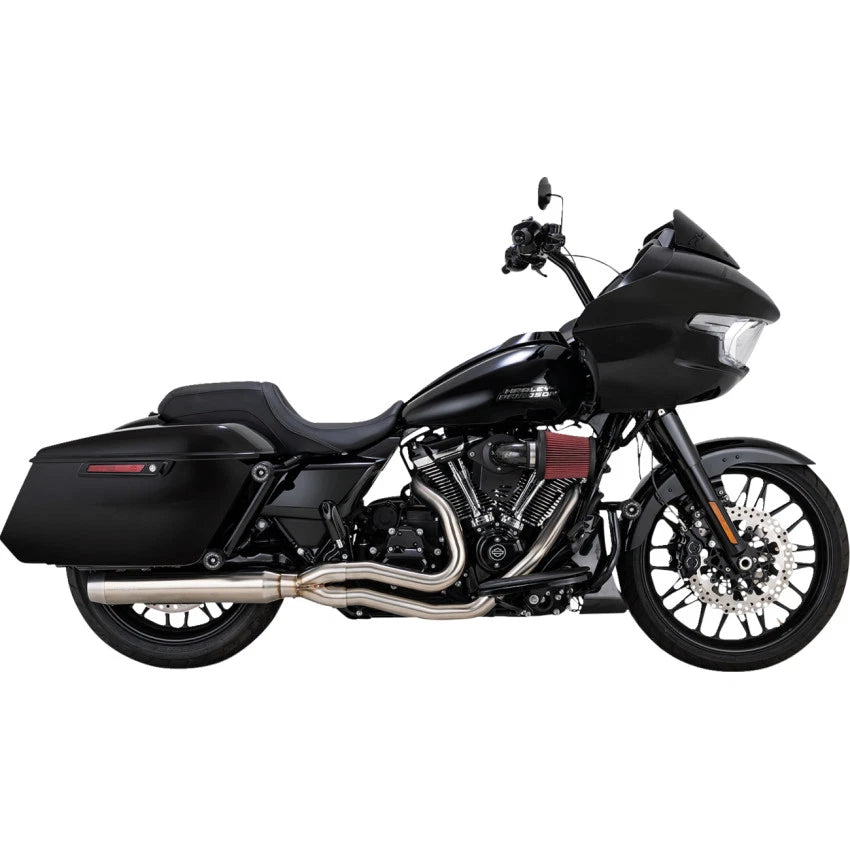 Vance and Hines 27346 2-into-1 Gaslighter Exhaust System with Heat Shields - M8