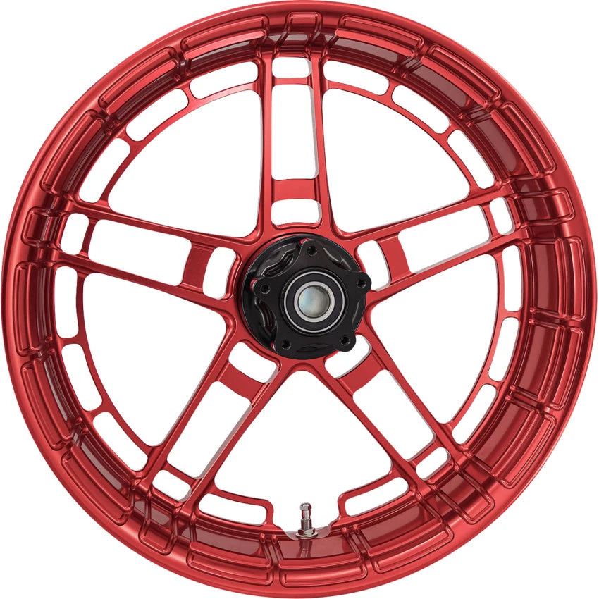 Arlen Ness 330-054 Rim - Flatline - Rear - Red - 18x5.5 Harley-Davidson