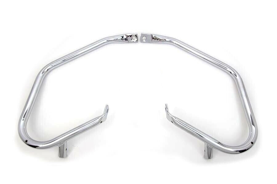 V-Twin 51-0850 Chrome Profile Rear Frame Crash Bar Set Harley FL Touring 97-08