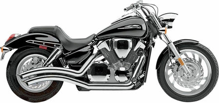 Buy Cobra 1230 Chrome Speedster Swept Exhaust Header Pipes 04-09 Honda VTX1300C shadow full system loud pipes from Eastern Performance Cycles. Great prices and free shipping!