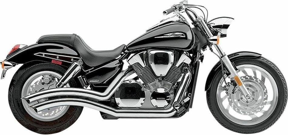 Buy Cobra 1230 Chrome Speedster Swept Exhaust Header Pipes 04-09 Honda VTX1300C shadow full system loud pipes from Eastern Performance Cycles. Great prices and free shipping!