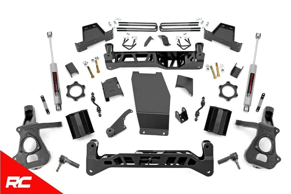 Rough Country 22832 7" Lift Kit 2014-2018 Silverado Sierra 1500 4WD Suspension