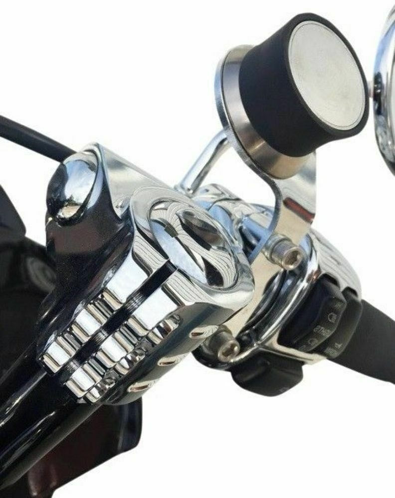 Klock Werks KW05-01-0380-RC Chrome Device Mount Switch Housing Harley 96-Up