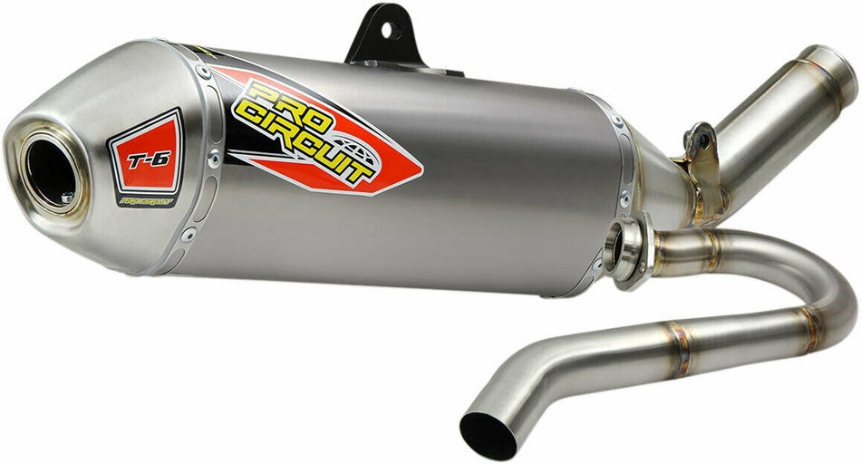 Pro Circuit T-6 Stainless Steel Exhaust System 0111945GX Honda CRF450X 2019
