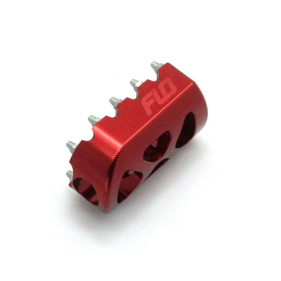 Flo Motorsports Red V2 MX Moto Style Shifter Peg Shift Peg Harley FPEG-802R