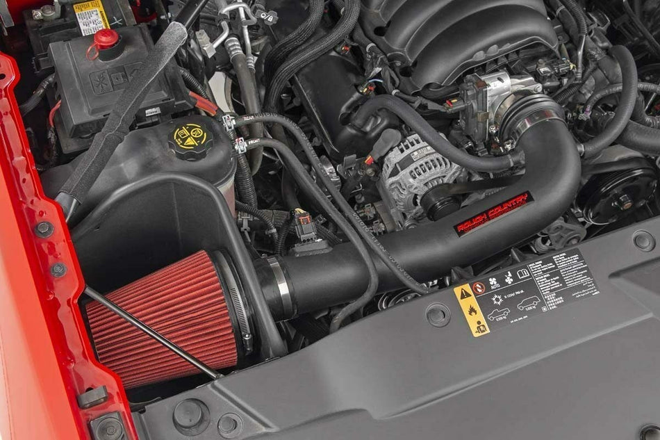 Rough Country 10551 Cold Air Intake Kit Black 14-18 Silverado Sierra 5.3L 6.2L