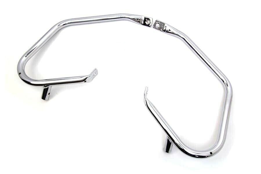 V-Twin 51-0850 Chrome Profile Rear Frame Crash Bar Set Harley FL Touring 97-08