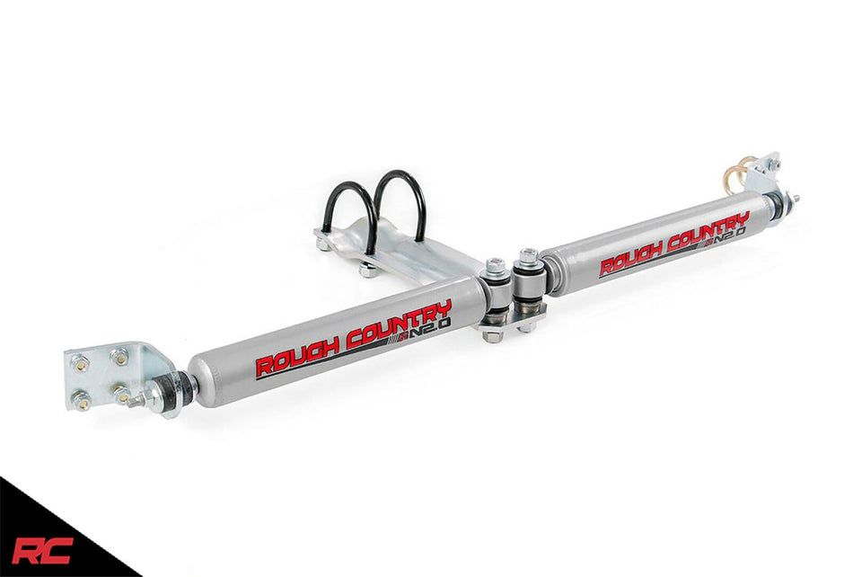 Rough Country 8732130 N3 Dual Steering Stabilizer 1994-1999 Dodge Ram 1500 4WD