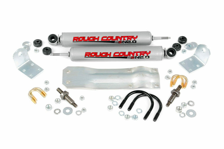Rough Country 8732130 N3 Dual Steering Stabilizer 1994-1999 Dodge Ram 1500 4WD