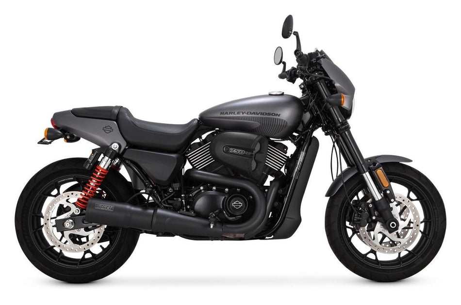 Buy Vance & Hines 47943 Black Hi Output 4" Slip-Ons Mufflers 15-19 Harley Street 750 18011233 47943 1801-1233 from Eastern Performance Cycles. Great prices and free shipping!