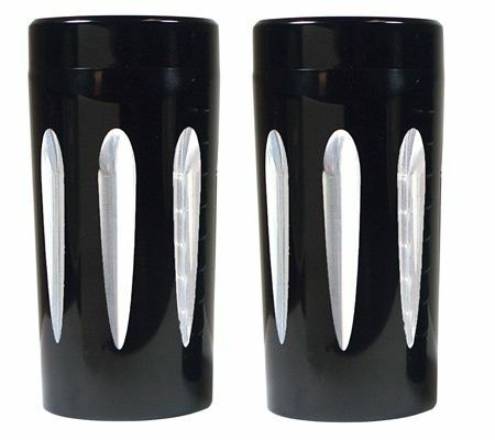 Mid USA 36813 V-Factor Billet Aluminum Fork Slider Covers For Harley Big Twin