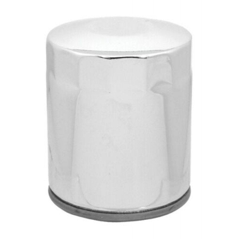 Chrome 10 Micron Oil Filter x1 Custom Chrome Harley Twin Cam M8 Repl 63798-99
