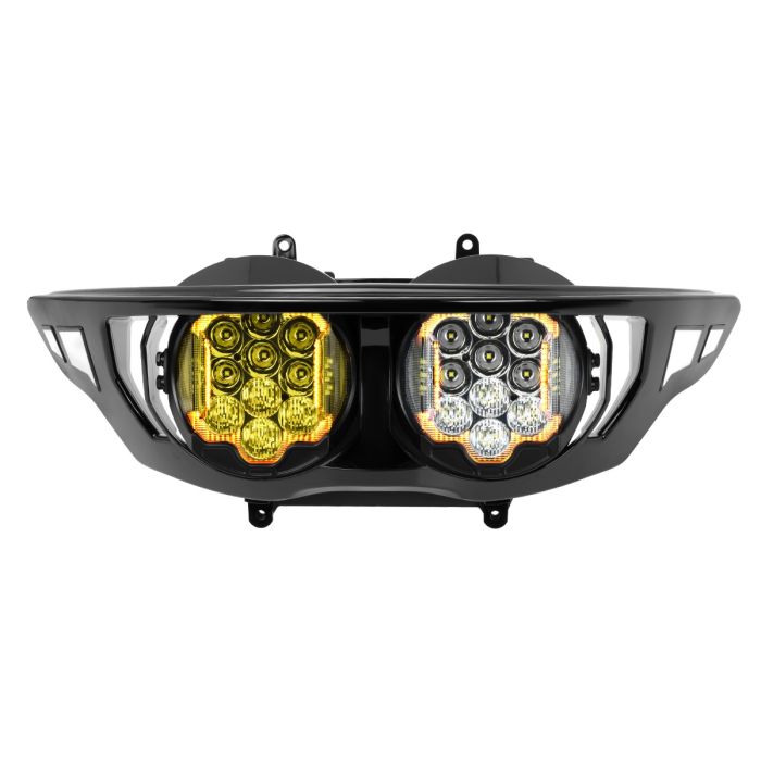 Hogworkz Harley Road Glide Sabertooth Performance LED Headlight '23.5-'26