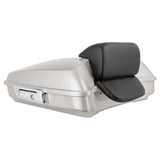 Hogworkz Razor Tour Pack Slim Backrest Chrome Hardware for Harley FLH '97-'24
