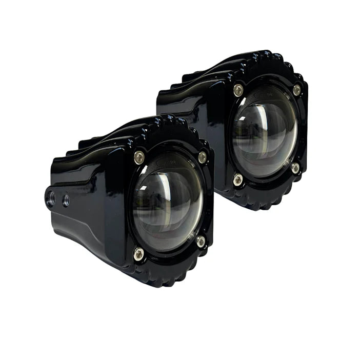 Custom Dynamics Shark Demon® LED Fog Lights for 2026 Harley Touring w/ Soft Switch Integration