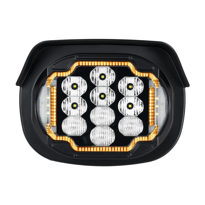 Hogworkz LED Silvertooth™ Performance Headlight for Harley® Street Glide '23.5-'26