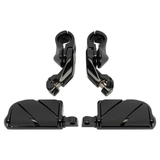 Hogworkz Angled Adjustable Highway Foot Pegs & Clamps for Harley