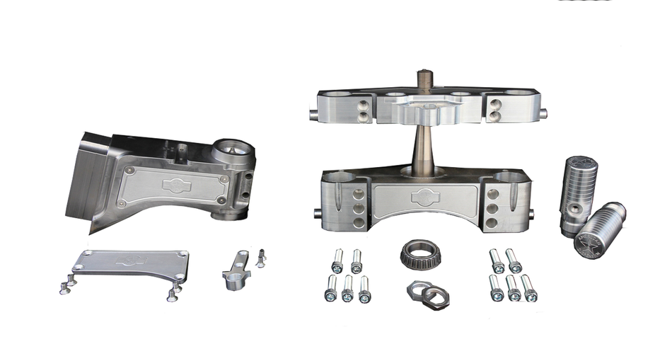 American Suspension Weld In Slip Fit Short Neck Tree Kit 26" Wheel Harley 14-Up