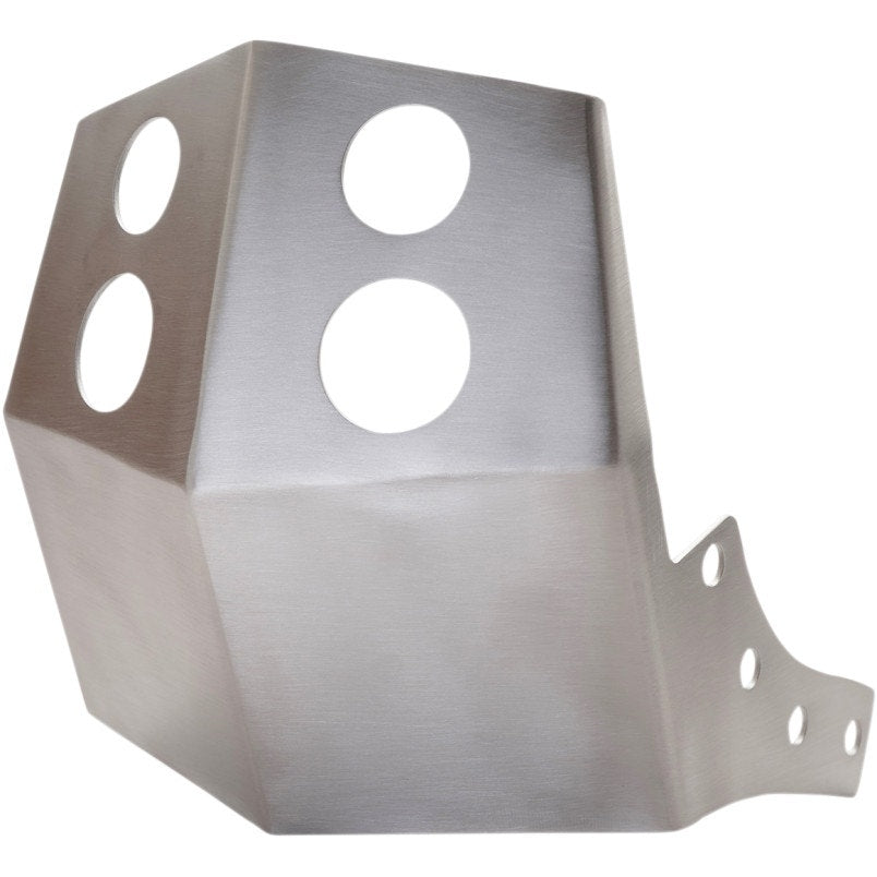 Speed Merchant SM Raw Aluminum Skid Plate Chin Spoiler Harley Softail 2018 M8