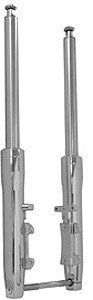 Mid USA 36732 Chrome Hardbody 41mm 31" Fork Kit 84-99 Harley FXST FXDWG FXWG