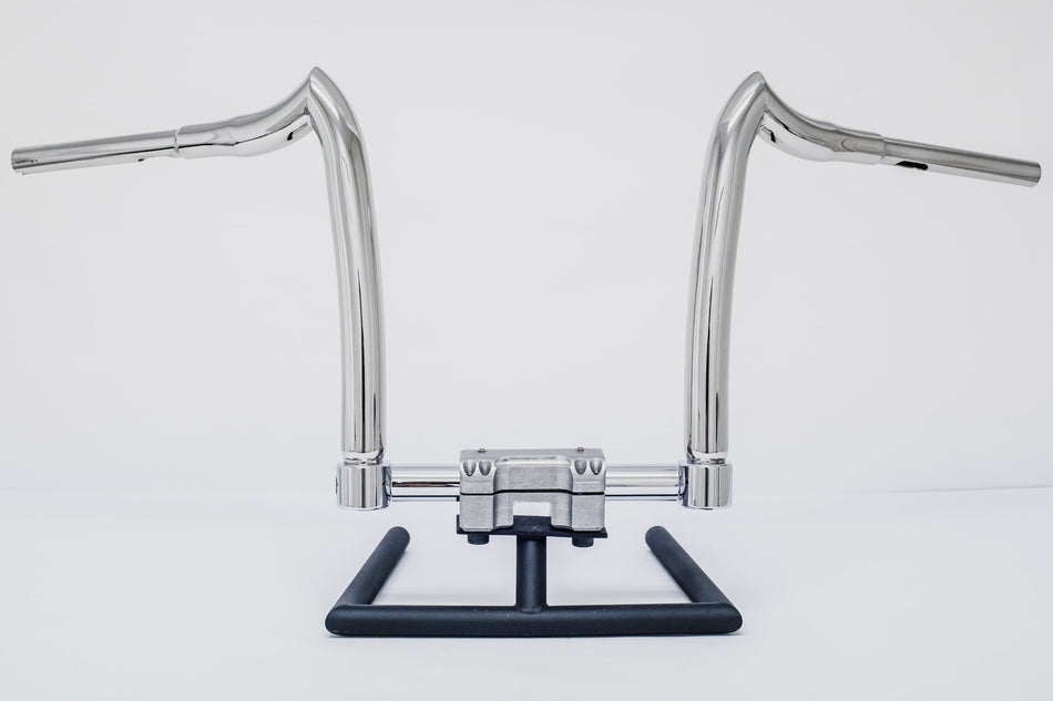 KST Kustom Spearhead 14" Polished Vanguard Handlebars Bars Harley FLTR FLHR 1.25"