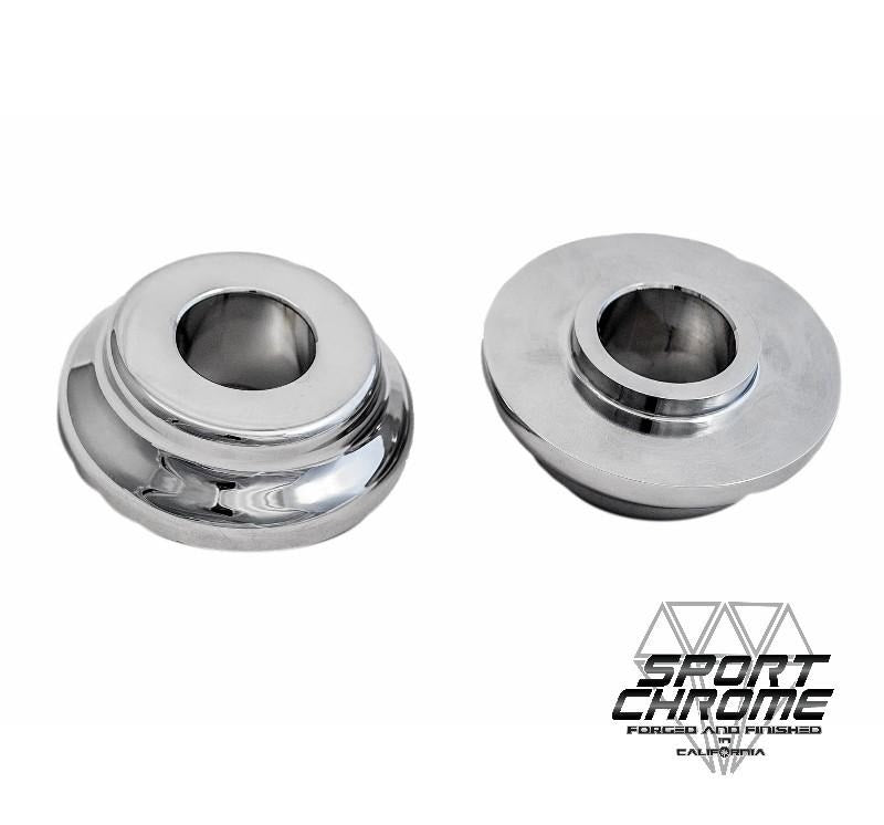 Sport Chrome Non-ABS Chrome Wheel Spacers 08-18 Harley Touring Bagger Dresser