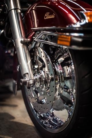 Sport Chrome Non-ABS Chrome Wheel Spacers 08-18 Harley Touring Bagger Dresser