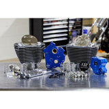 S&S 132" M8 Big Bore Power Pack Chrome Pushrod for Harley Milwaukee 8 114/117