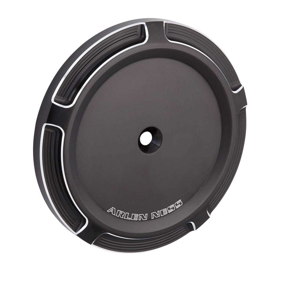 Arlen Ness Black Beveled Stage 1 Big Sucker Air Cleaner Cover for Harley
