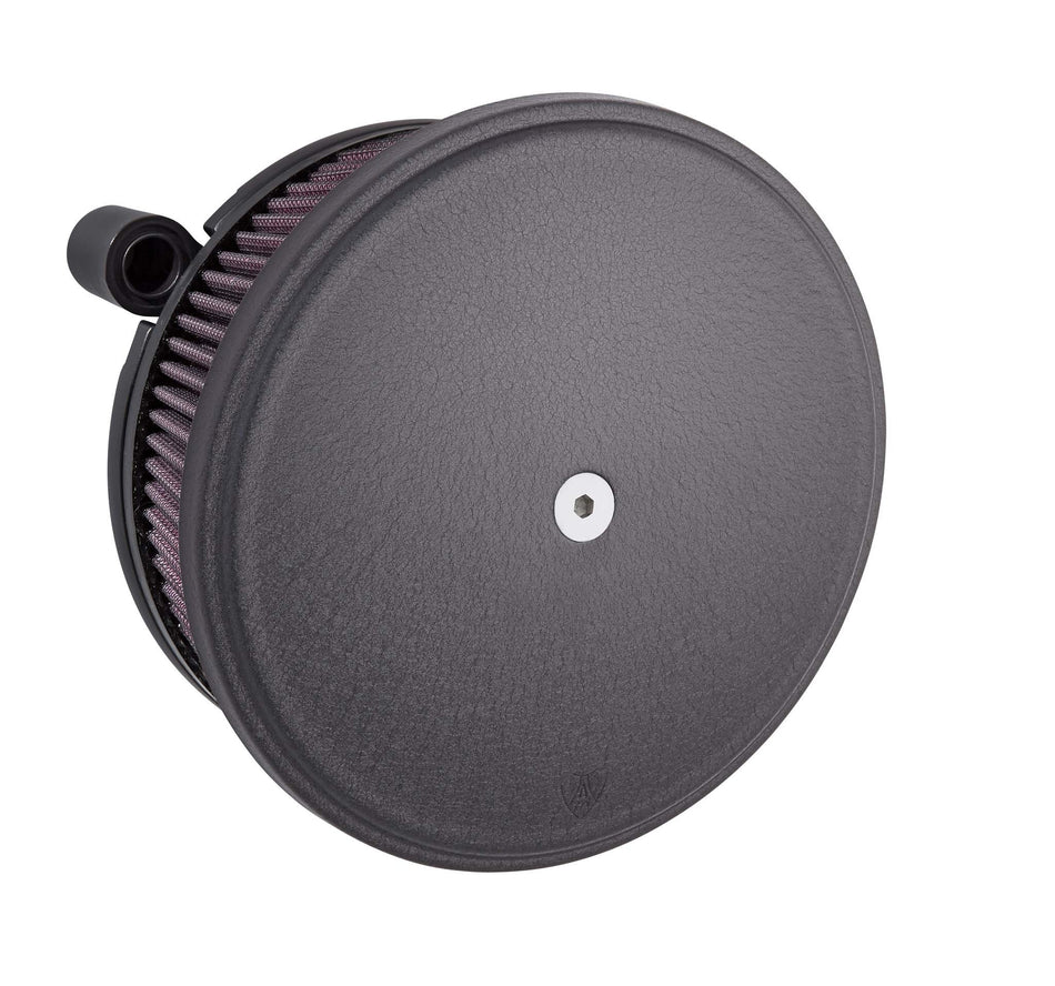 Arlen Ness Wrinkle Black Stage II Big Sucker Air Filter w/ Cover Harley 99-16