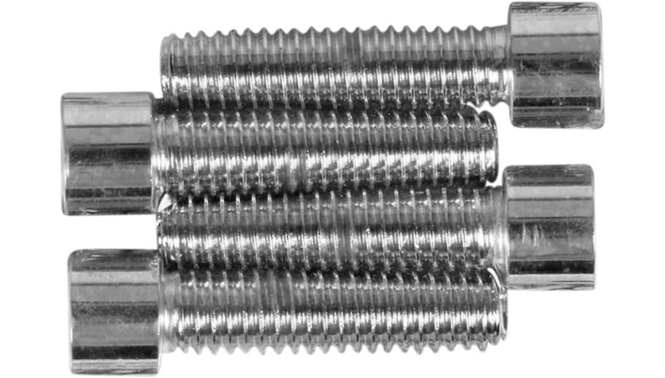 Drag Specialties Chrome Smooth Handlebar Clamp 1-1/4" Bolt Kit 4 Harley Twin Cam