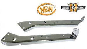 Custom Chrome Heavy Duty Saddlebag Support Chrome Brackets  Harley FLH FLT 85-08