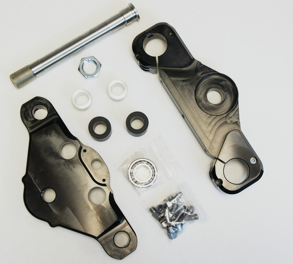 Hawg Halters HHI Black Bolt On Triple Tree Kit 23" Wheel Raked FL 97-13