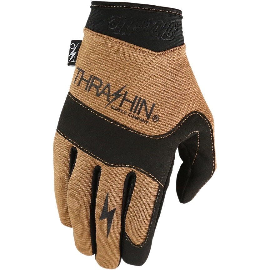 Thrashin Supply Company Tan Covert V2 Motorcycle Gloves