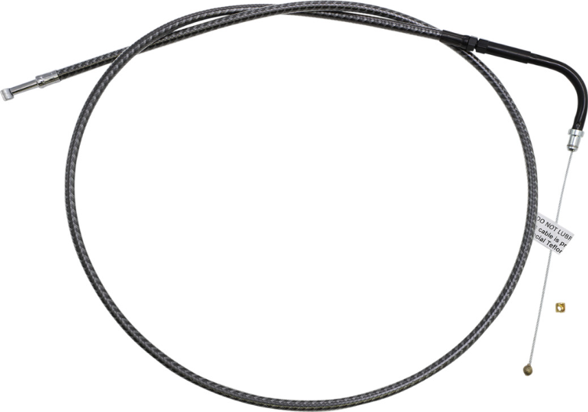 Magnum KARBONFIBR 40 1/2" Throttle Cable Smooth 90 Degree Harley Big Twin 84-17
