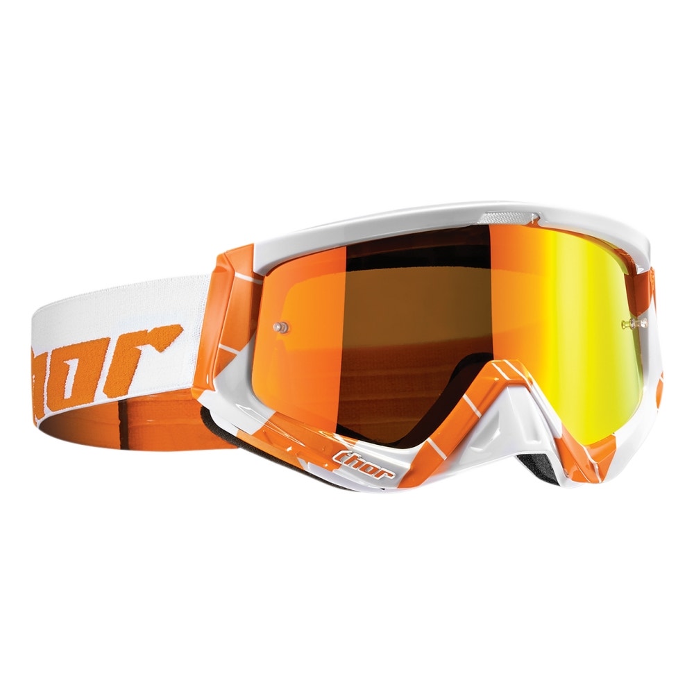 Thor MX Motocross Adult Size Chase Orange/White Sniper Goggles | 2601-1937