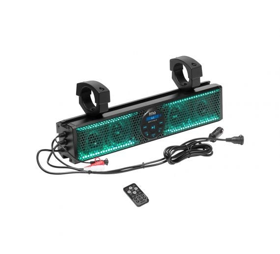 Boss Audio Slim Series Bluetooth Sound Bar 17" Powersports UTV IPX5 w/ Remote