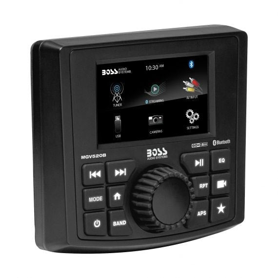 Boss Audio Gauge-Style Mech-Less Multimedia Player Waterproof MGV520B