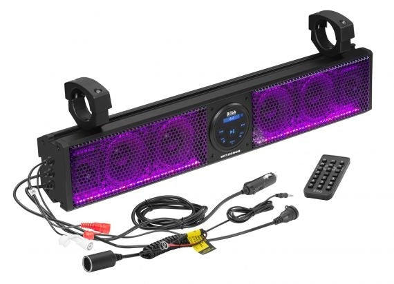 Boss Audio 26" Riot Sound Bar RGB LED Plug-N-Play BRT26RGB Universal