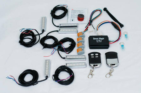 Magical Wizard TMWZ06 6 Color Changing LED Light Standard Kit Harley & Metric Bikes