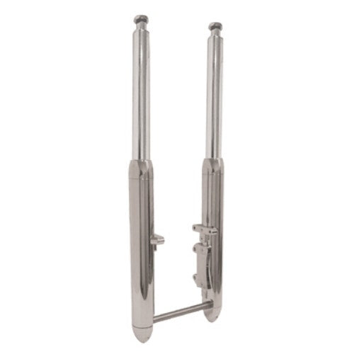 Mid USA 36750 Chrome Torpedo Style Hardbody 41mm 31" Fork Kit 84-99 Harley FXST